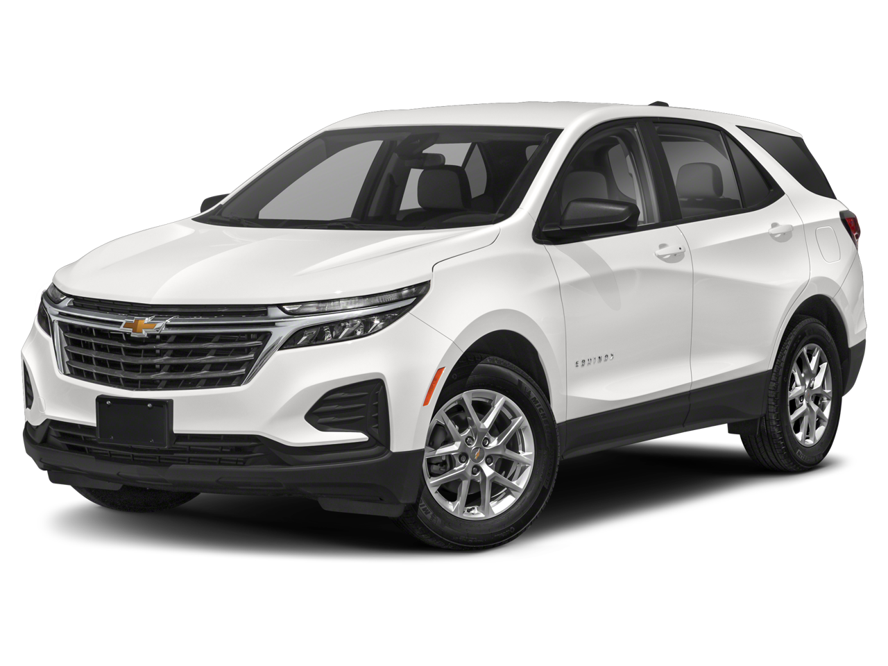 2024 Chevrolet Equinox LS in Summit White — front three-quarter view